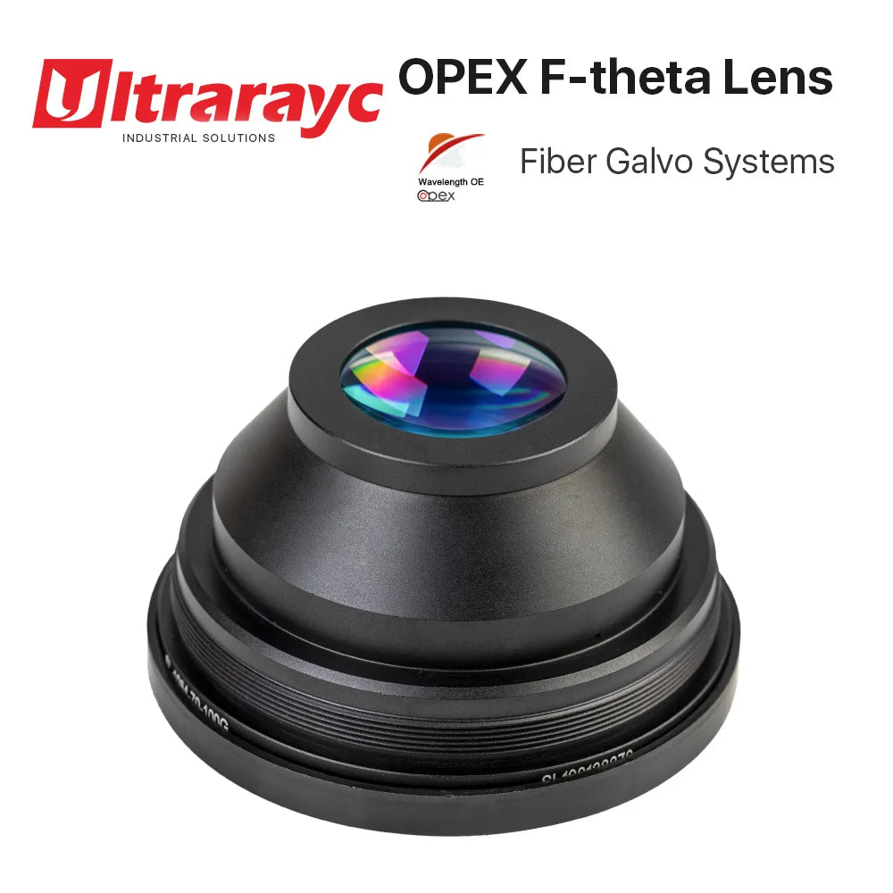 F-Theta Lens 1064nm M85 Thread for YAG Fiber Laser — Scan Field 70×70 to 300×300 mm (2.76×2.76 to 11.81×11.81 in), Focal Length 100–420 mm (3.94–16.54 in)