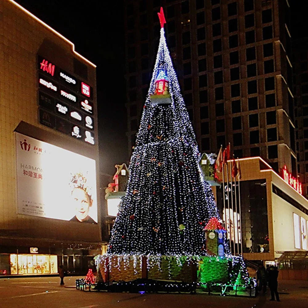 LED Net Fairy String Lights Waterproof Outdoor 110V/220V Christmas Wedding Garden Party Decor