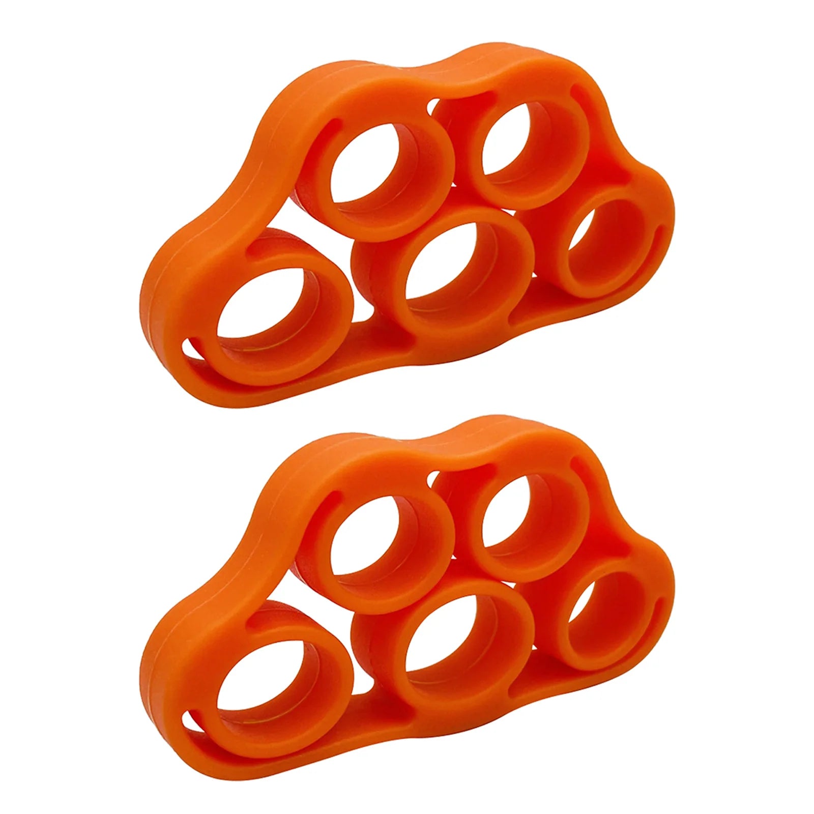 5-Finger Silicone Finger Strengthener Ring – Hand Grip & Finger Exerciser for Rehab, Guitar Practice, Stress Relief