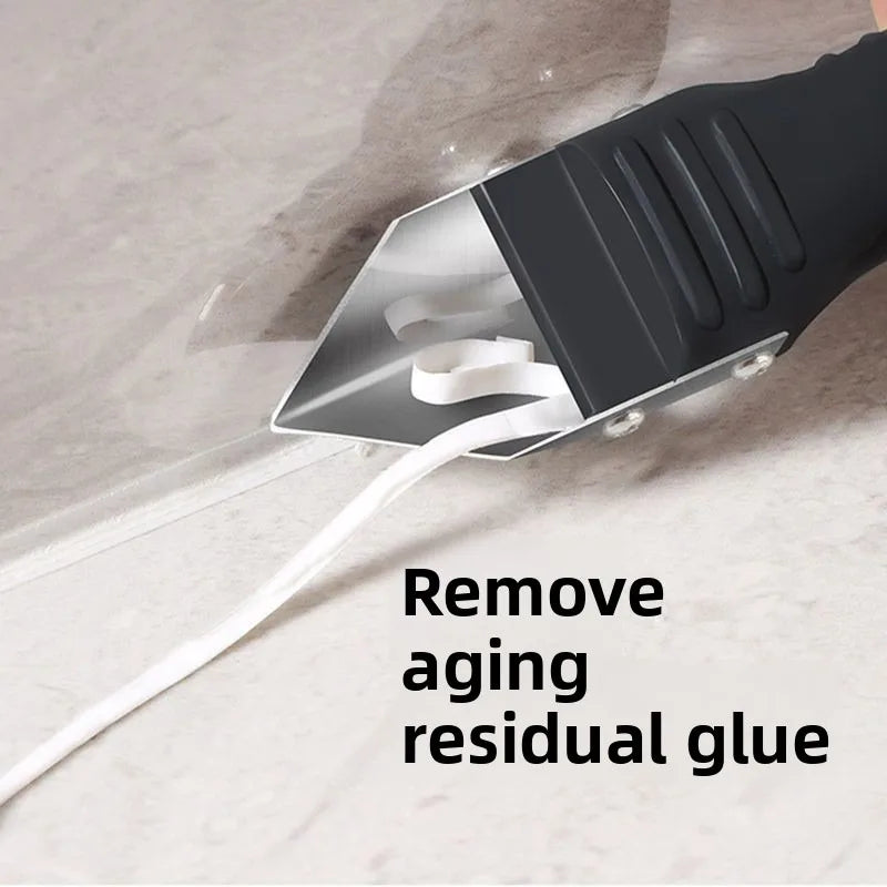 5-in-1 Silicone Caulking Tool Kit – Caulk Remover, Squeegee, Grout Scraper & Angle Trowel