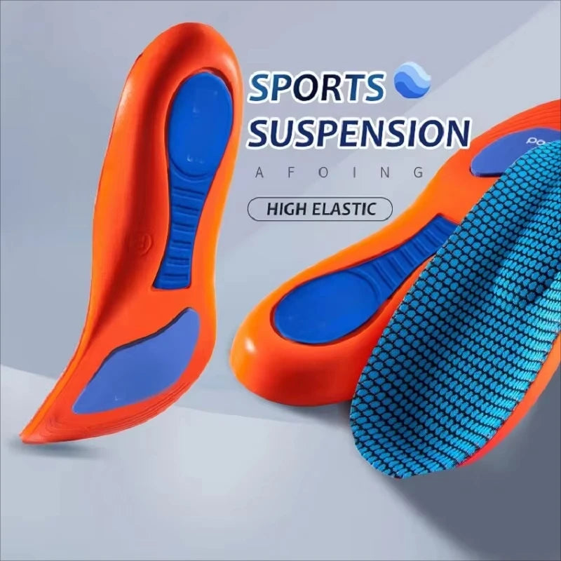 Arch Support Orthopedic Insoles for Men & Women - Shock Absorption Anti-Slip EVA Sports Shoe Inserts (2-Pack/4-Pack)
