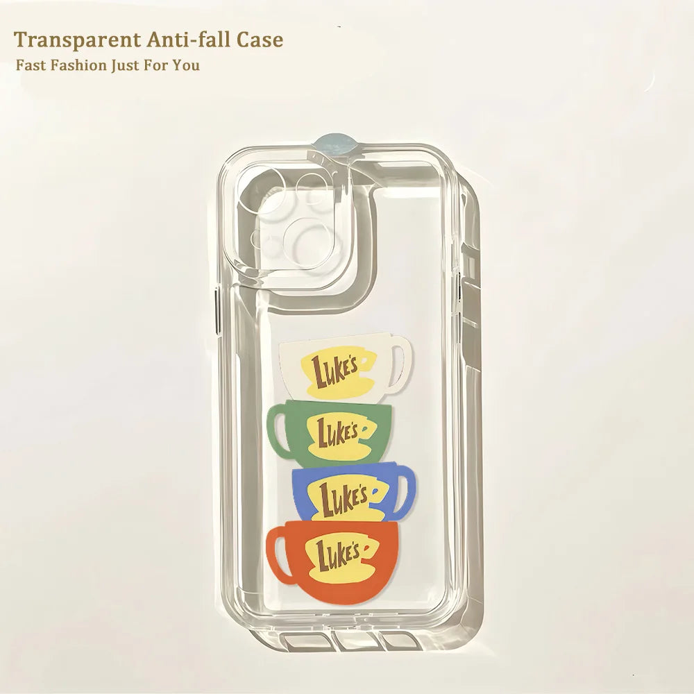 Transparent Soft TPU Phone Case – Clear Shockproof Anti-Scratch Back Cover for iPhone (Fits Most Models)