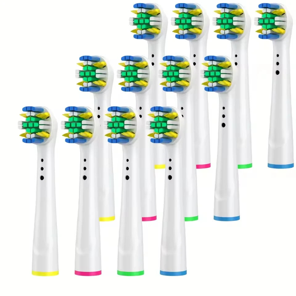 Replacement Electric Toothbrush Heads – 4/12/16 Pack, Fits Most Round-Head Rechargeable Toothbrushes