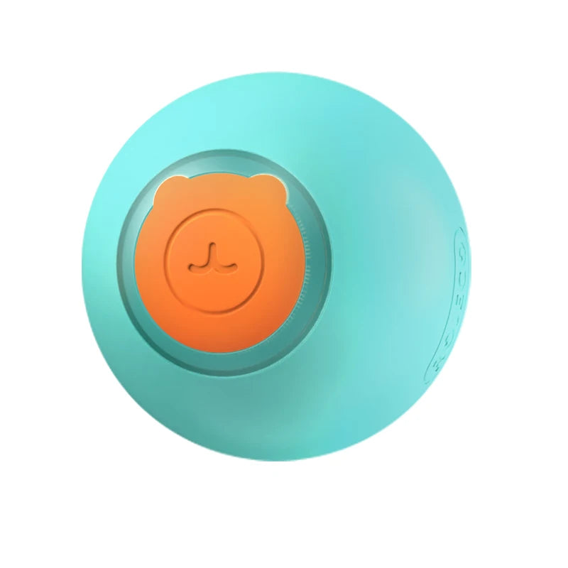Interactive Cat Bouncing Ball Automatic Rolling Toy with LED Lights, 3 Modes, Rechargeable and Washable