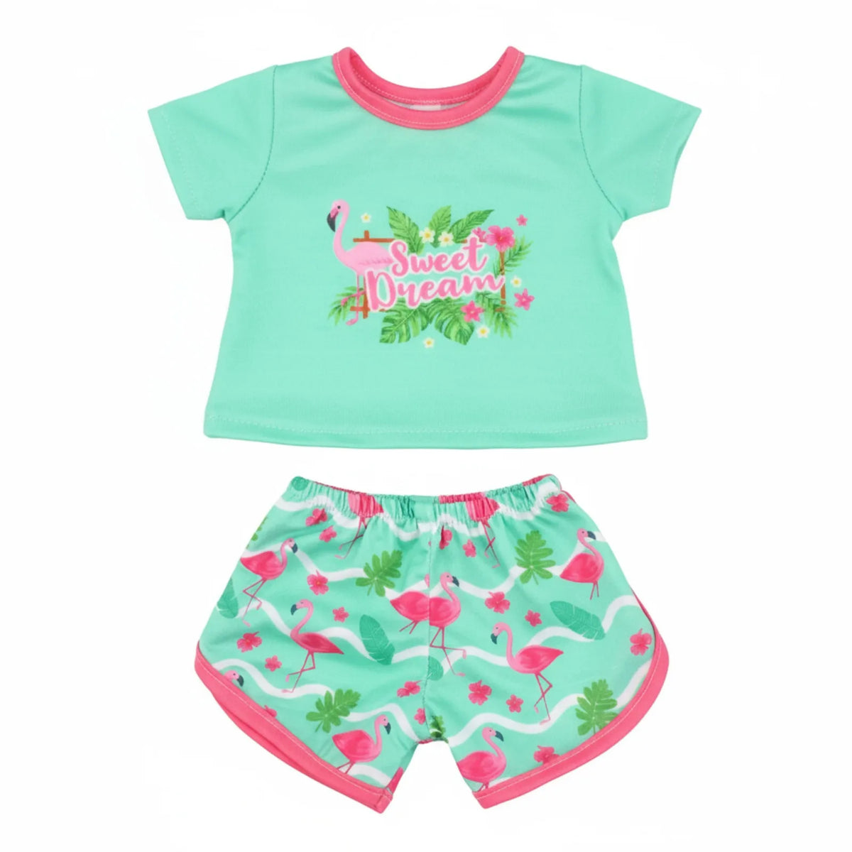 Cute Printed T-Shirt Top for 18-Inch (45.7 cm) & 43 cm Dolls, Short Doll Tee