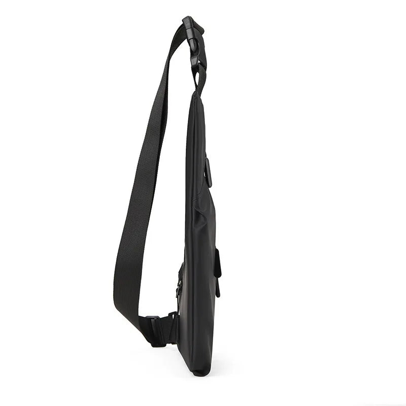 Men's Casual Crossbody Chest Bag - Multi-Color Sling Shoulder Bag for Commuting & Travel