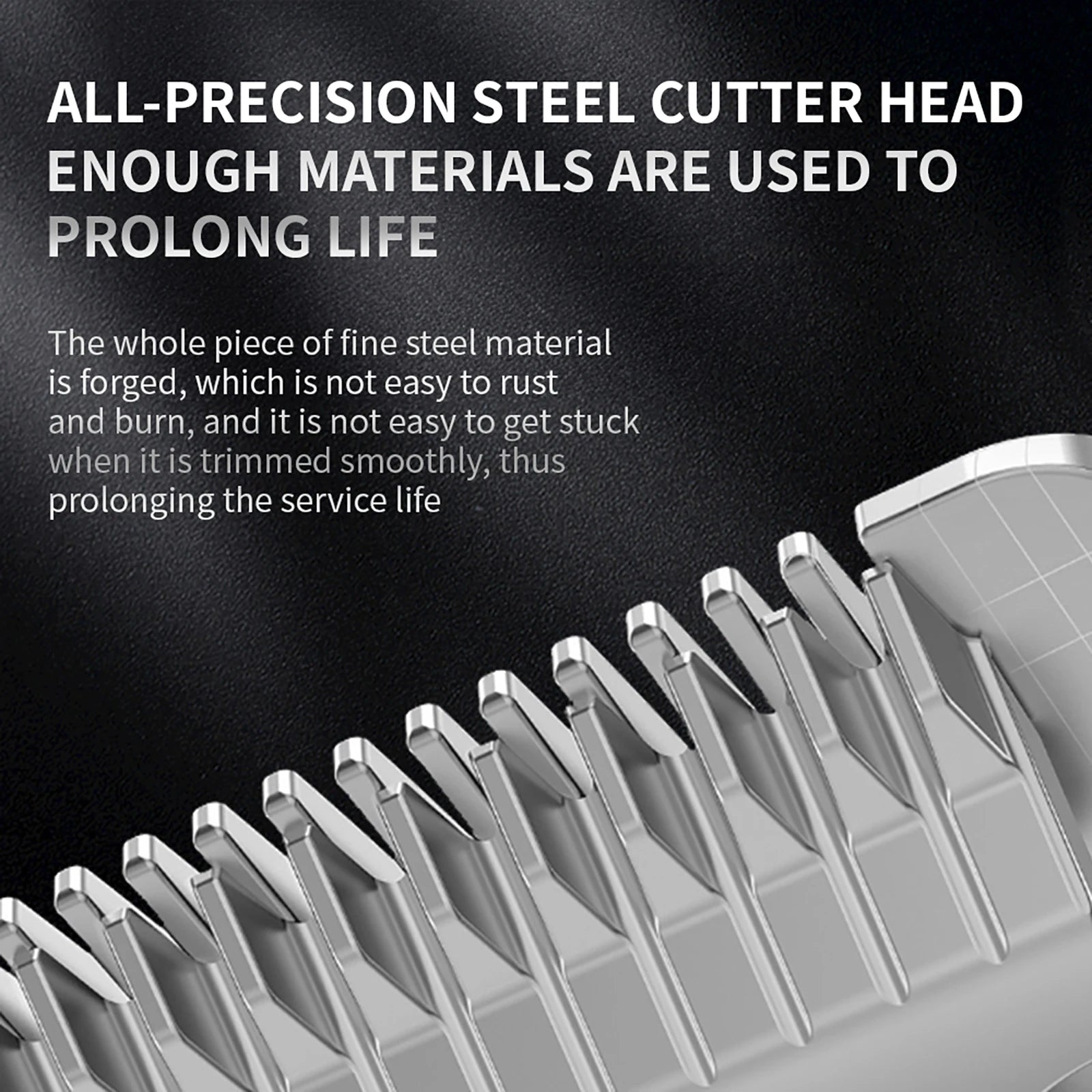 Professional Rechargeable Pet Hair Clipper - All-Metal Dog & Cat Grooming Trimmer, Quiet Cordless