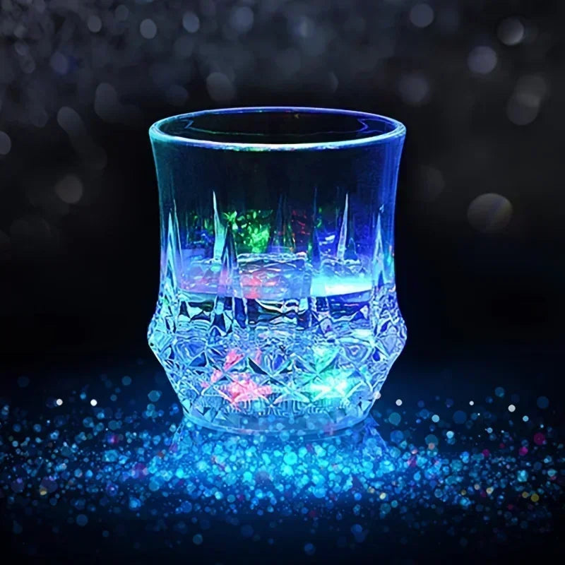 1-Pack LED Light-Up Color Changing Party Cup Glowing Beer Cup for Birthday Christmas Disco