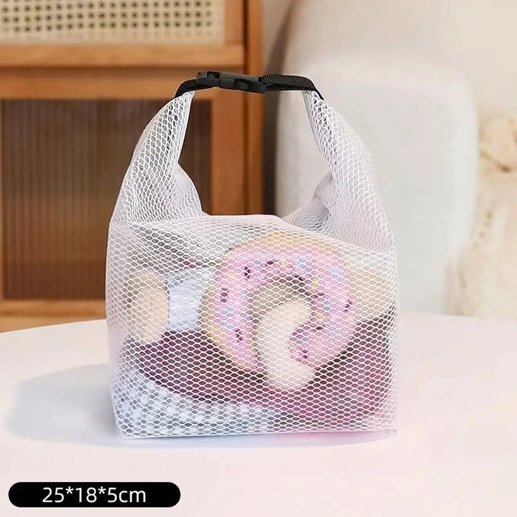Clear Waterproof Travel Cosmetic Bag - Large Transparent Toiletry Pouch 27 x 24 x 17 cm (10.6 x 9.4 x 6.7 in)
