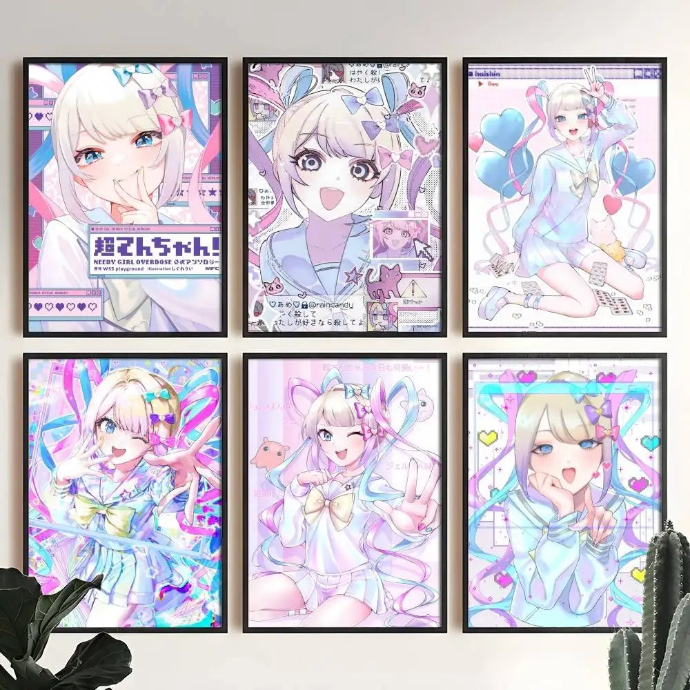 Anime Needys Girl Overdose Poster - Premium Print Wall Art for Room & Bar Decor