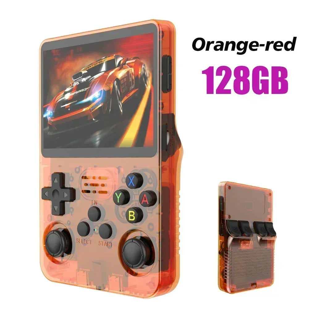 Retro Handheld Game Console 3.5-Inch (89 mm) IPS Screen Linux Pocket Player 64GB/128GB/256GB Expandable to 1TB