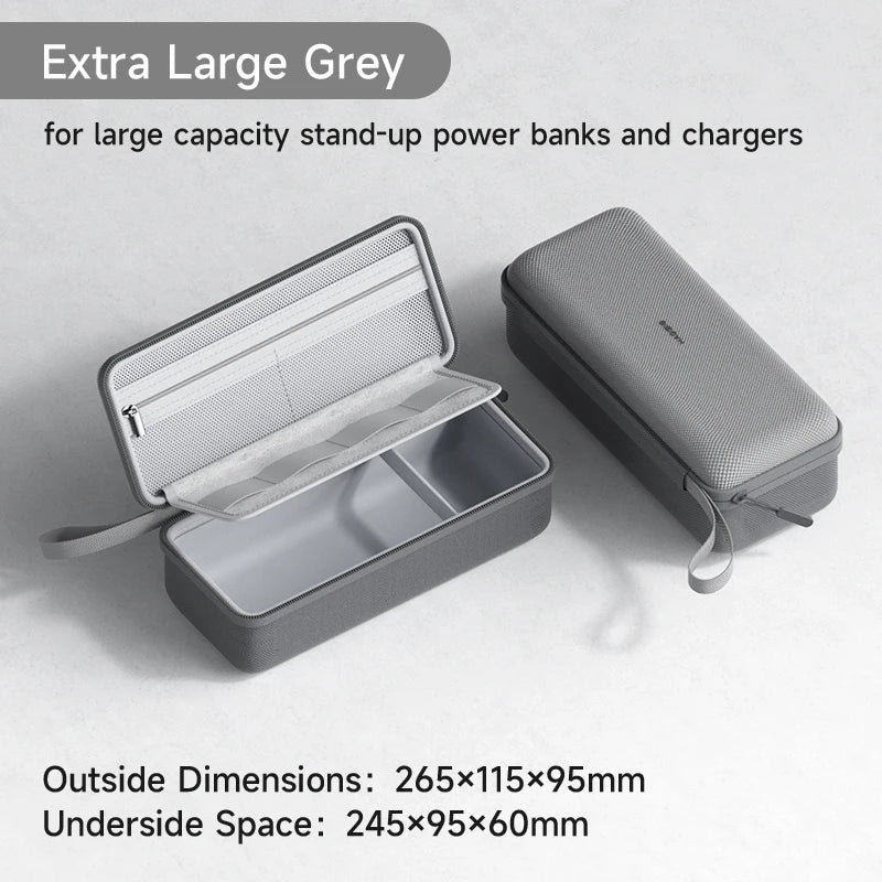 Portable Electronic Travel Organizer Bag for Cables, Chargers, Power Bank, SD Cards and Mouse