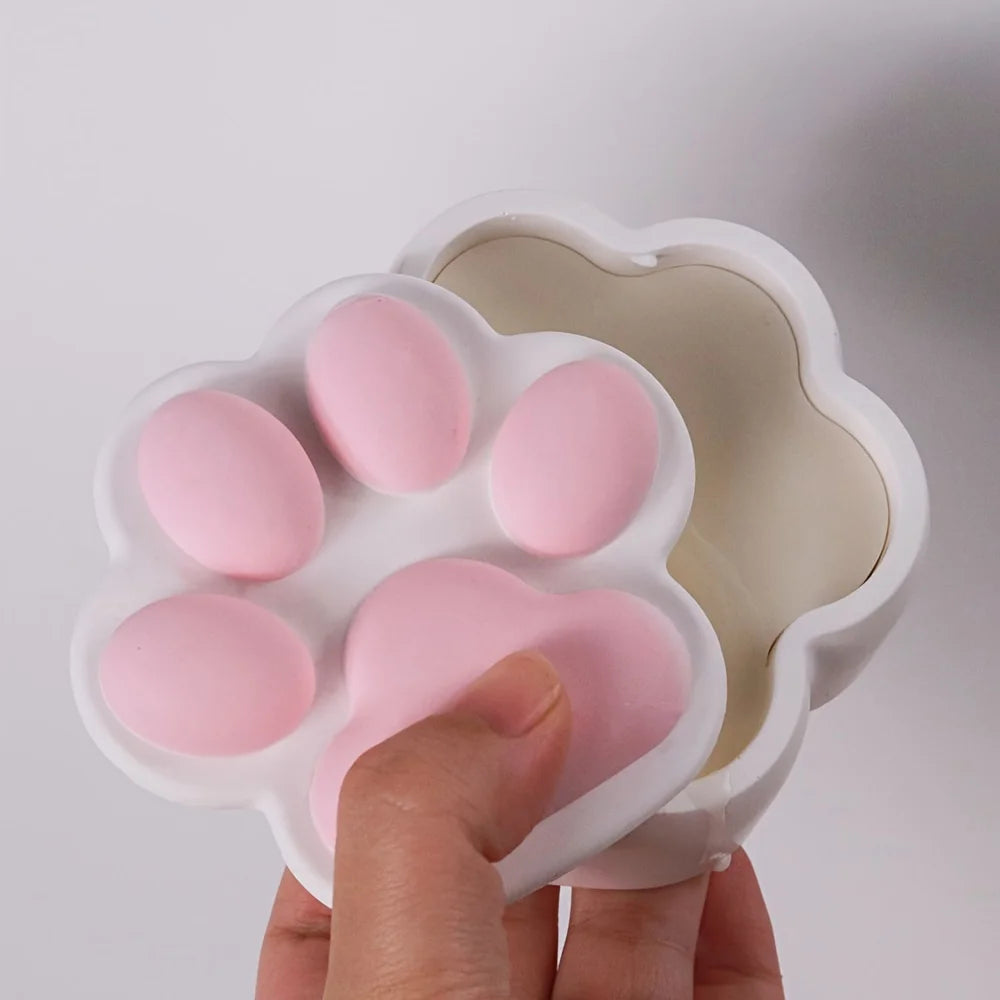 Cat Claw Silicone Mold with Lid - DIY Candle Jar, Resin & Concrete Casting Mold for Storage Box and Ashtray