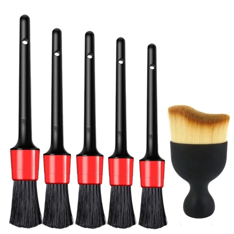 Car Detailing Brush Kit for Interior & Wheel Cleaning