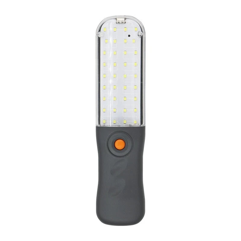 USB Rechargeable Magnetic LED Work Light - 30 cm (11.8 in) Portable Auto Repair Flashlight with Swivel Hook & Dual Magnets for Car Repair, Camping, Fishing, Emergencies