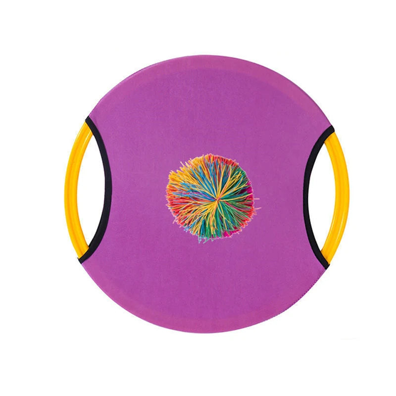 Bouncy Paddle Toss & Catch Game – Paddle Ball Set 35 x 35 cm (13.8 x 13.8 in) for Kids & Family, Beach Backyard Party Favors