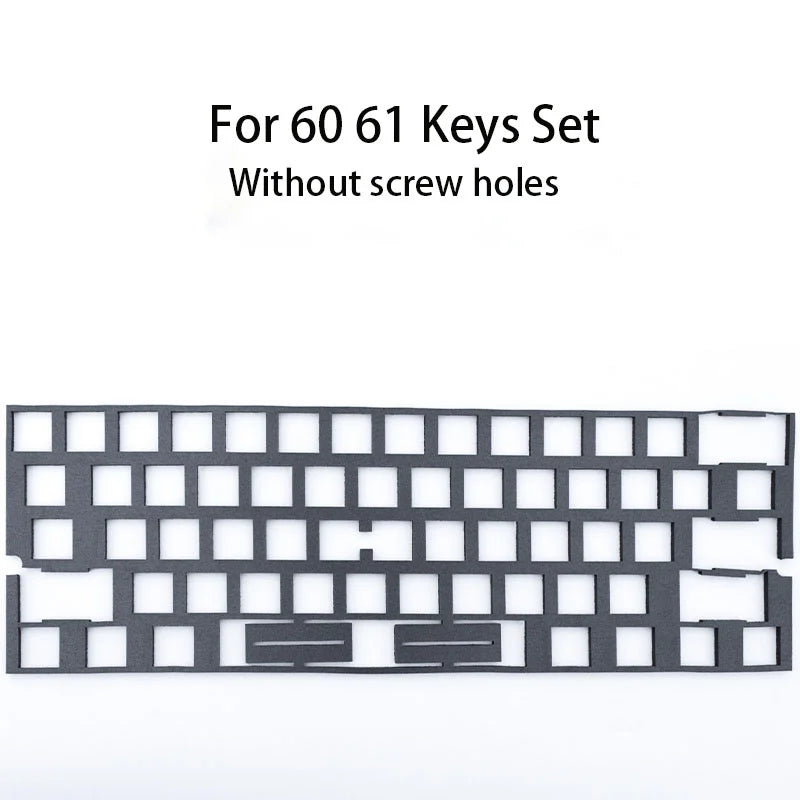 Poron Sandwich Foam Keyboard Dampening Pads — Soft Sound-Absorbing Switch Dampeners for 60/61/63/64/68/75/84/87/96/98/100/104/108-Key Layouts