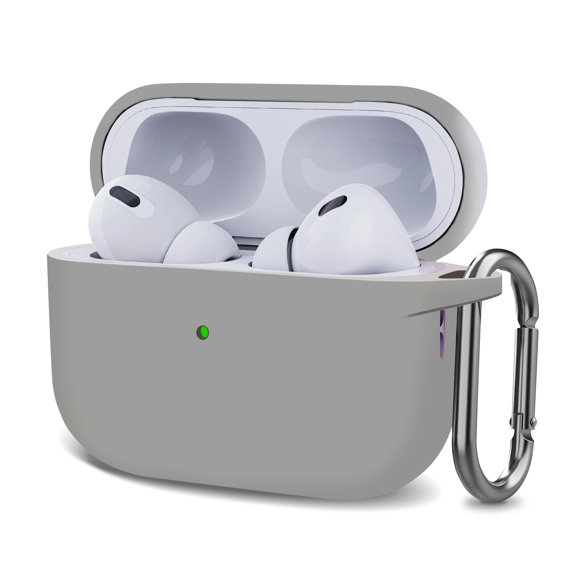 Silicone Earbud Charging Case Cover — Soft TPU Shockproof Protective Case for True Wireless Earbuds (1-Pack)