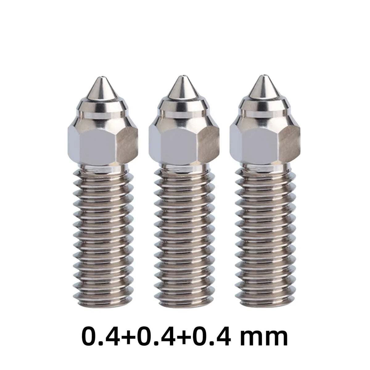 Hotend Nozzle Extruder Replacement Kit with Ceramic Heating Block 300°C (572°F) for 3D Printers
