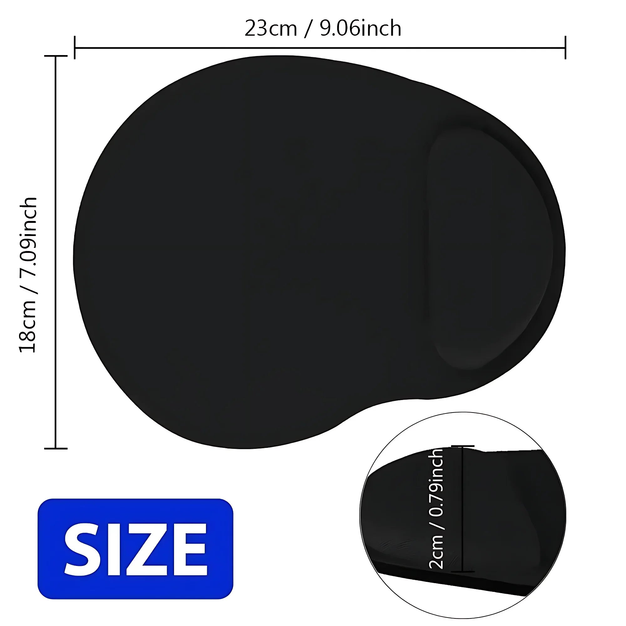 Ergonomic Wrist Rest Mouse Pad with Soft Wrist Support – Non-Slip Mousepad for PC & Laptop