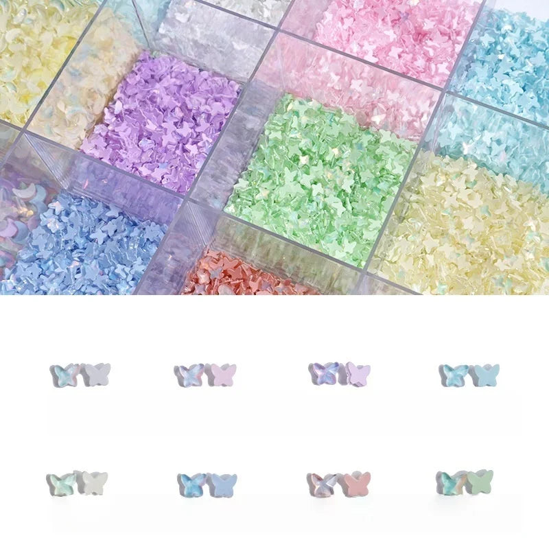20-Pack 3D Mini Red Cherry Nail Charms Resin Nail Art Decorations for DIY Manicure