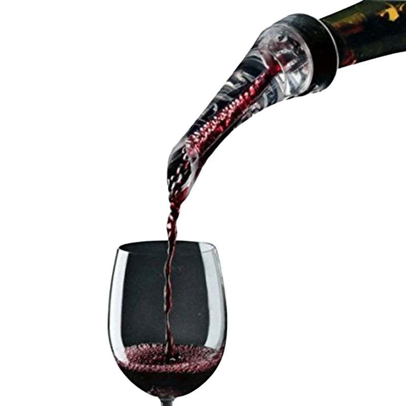 1/2 Pack Wine Aerator Pourer – Fast Aerating Bottle Spout for Red Wine, Drip-Free Pourer and Stopper