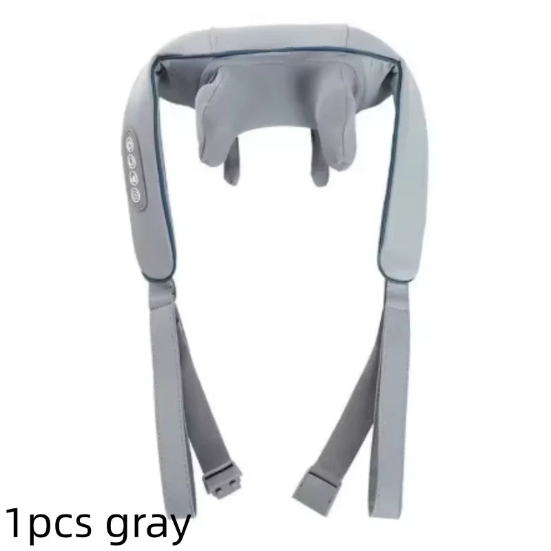 Portable Electric Neck & Shoulder Massager with Hot Compress for Muscle Pain Relief