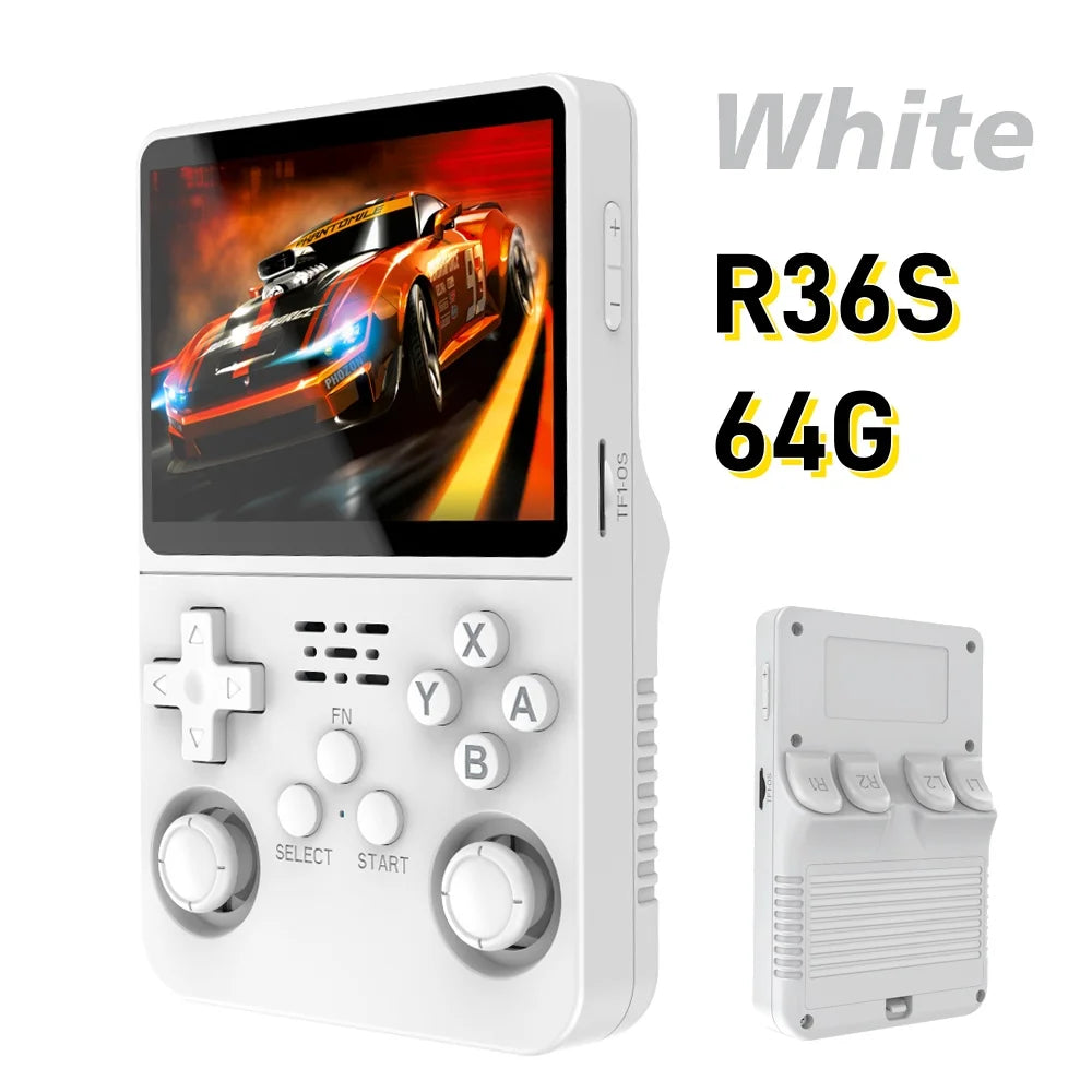 Retro Handheld Game Console 3.5-Inch IPS 640x480, 15,000+ Classic Games, 3200mAh Battery, Bluetooth Portable Pocket Player