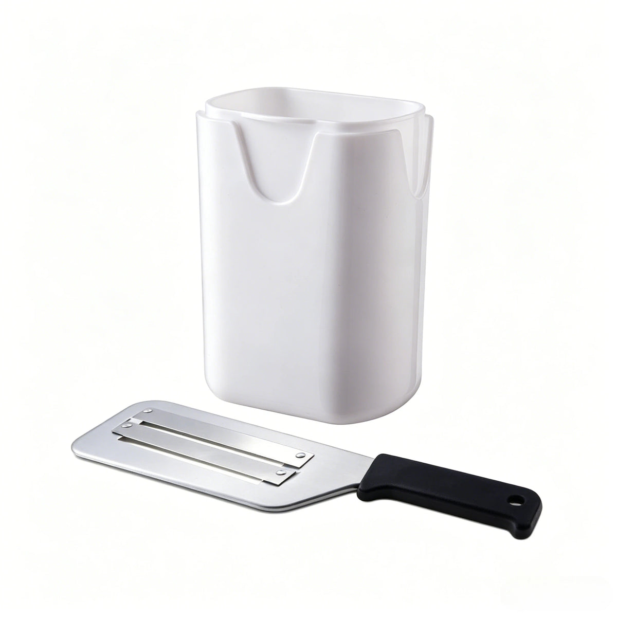French Fry Cutter Potato Slicer - Stainless Steel Blade Veggie Dicer & Manual Chopper