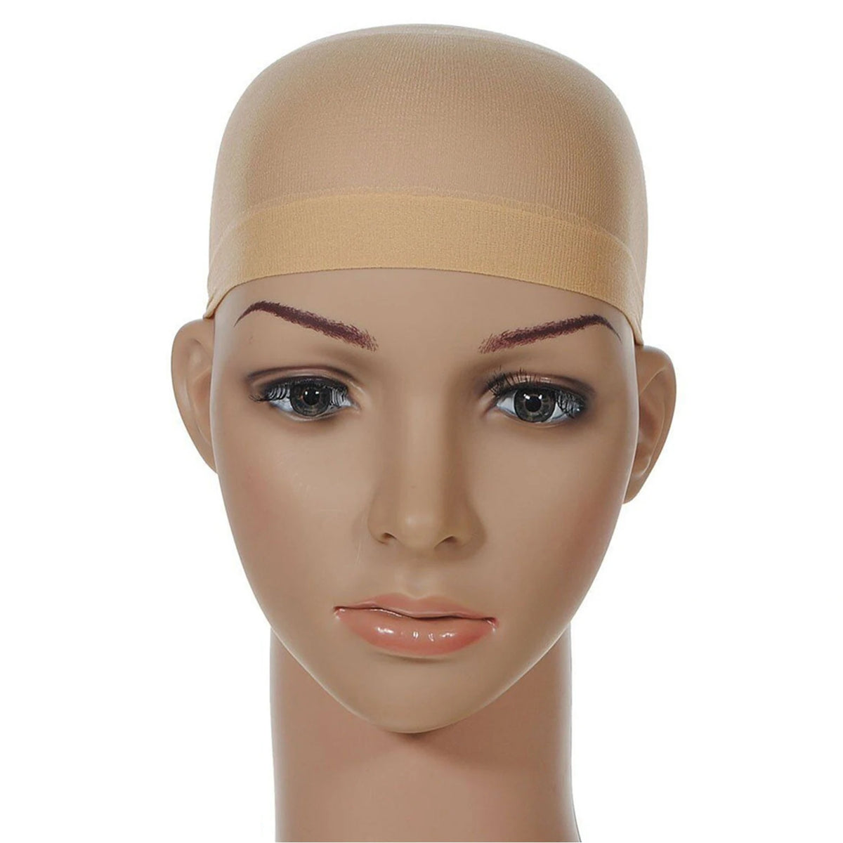 Wig Cap Hair Nets – Stretch Mesh Stocking Caps for Making Wigs, 2/10/12/20-Pack (One Size)