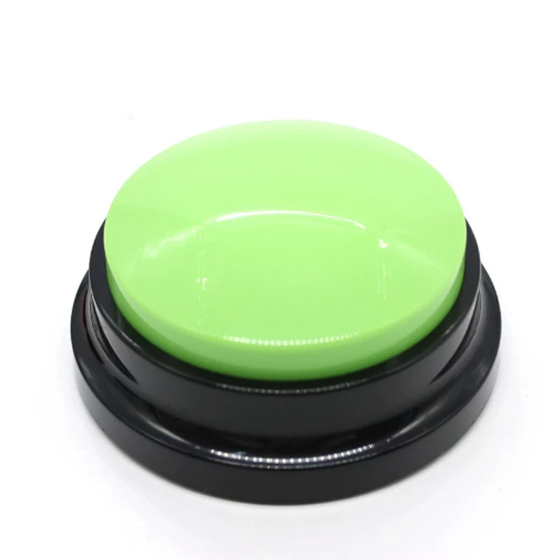 Hot Dog Design Pet Communication Buttons – 30-Second Voice Record & Playback for Dog & Cat Training