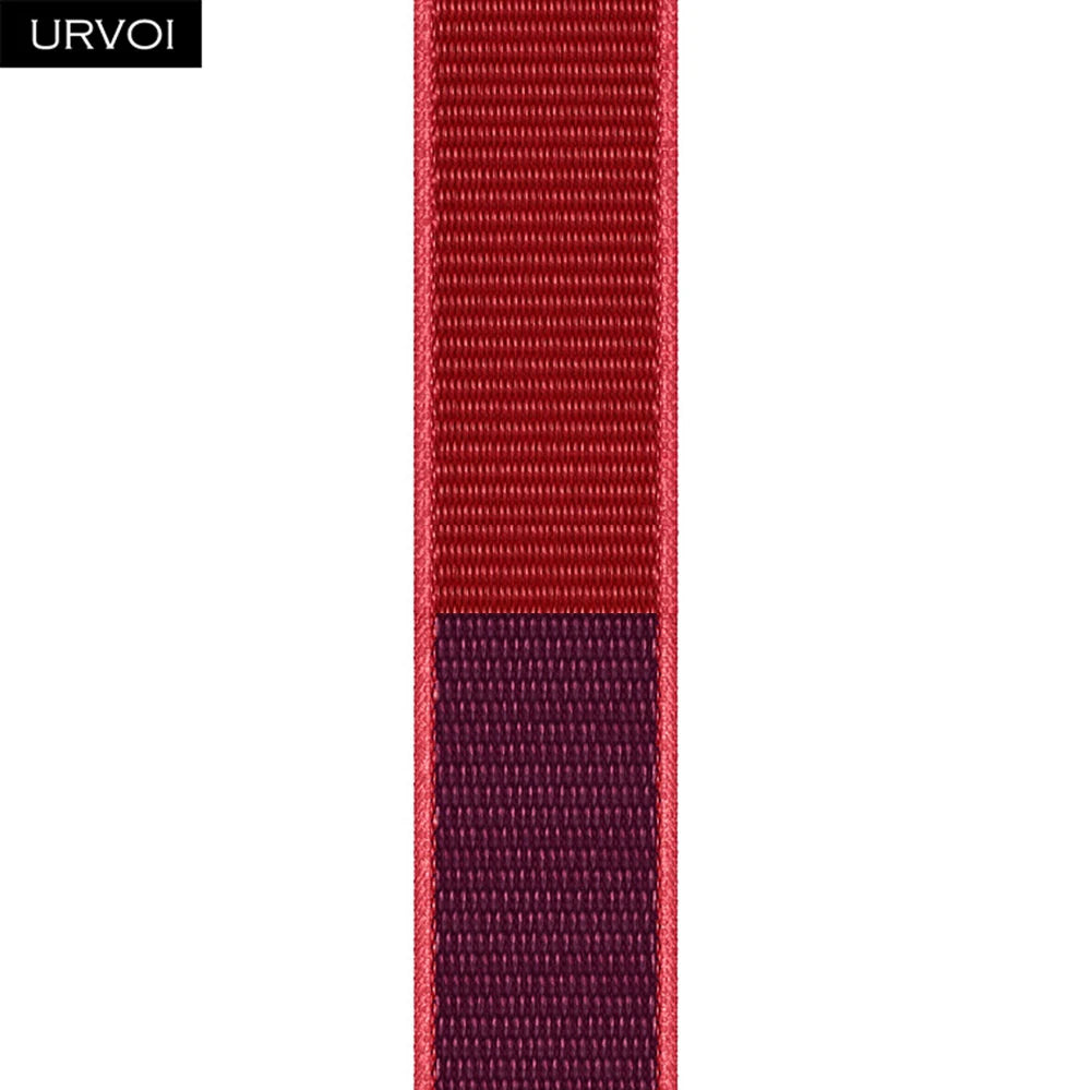 Nylon Sport Loop Band for Apple Watch — Breathable Hook & Loop Fastener — Fits 42/44/45/46/49mm