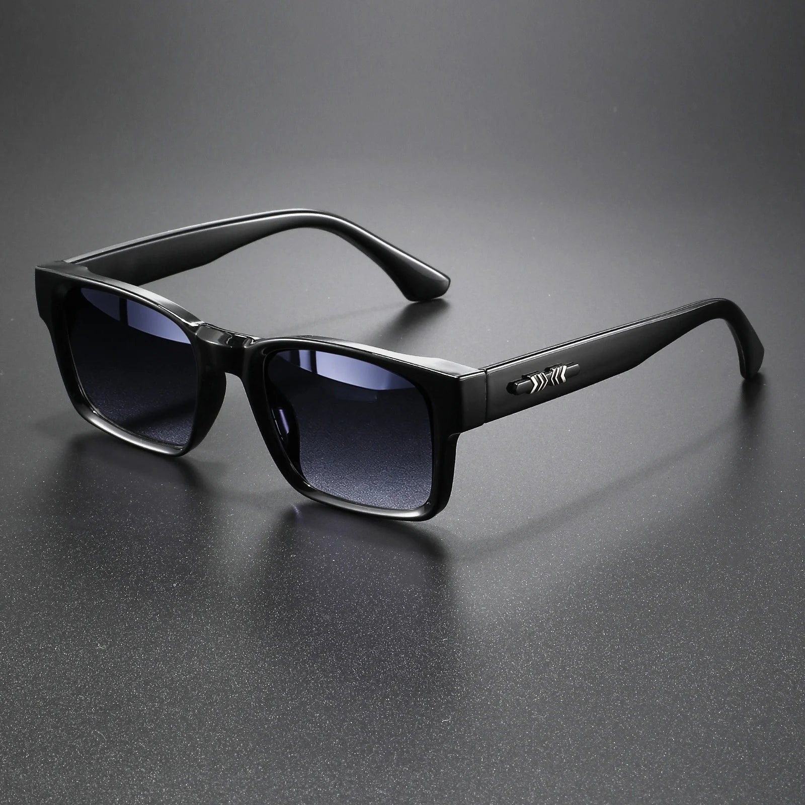 Retro Punk Square Sunglasses - UV400 Polycarbonate Frame Unisex Protective Shades