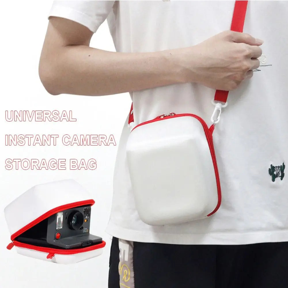 Universal Instant Camera Case EVA Shockproof Carrying Bag for Polaroid Go OneStep Now 7.01 x 5.51 x 3.94 in (17.8 x 14 x 10 cm)