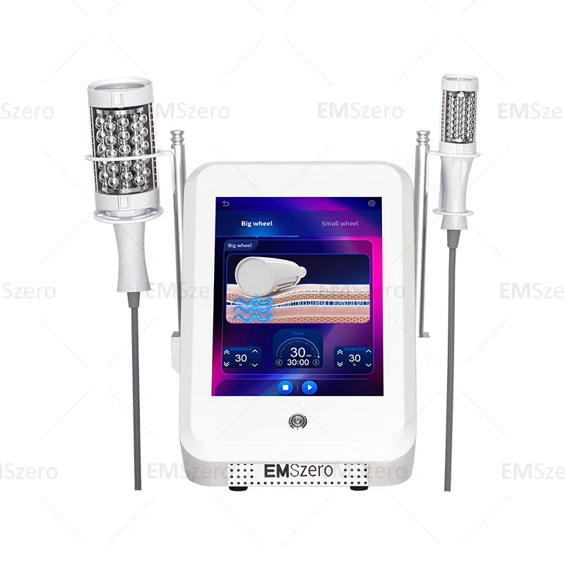 2-in-1 EMS + RF Body Sculpting Machine with 5D Massage Roller, Electromagnetic Muscle Stimulator for Fat Removal & Cellulite (Home & Salon)