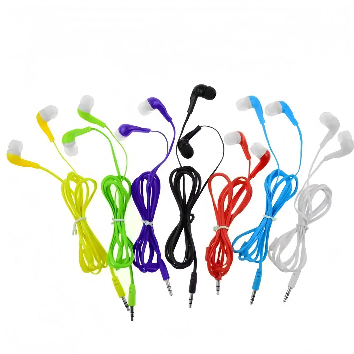Type-C & 3.5mm Wired In-Ear Earphones with Mic — Universal Headset for Smartphones, Tablets, Laptops