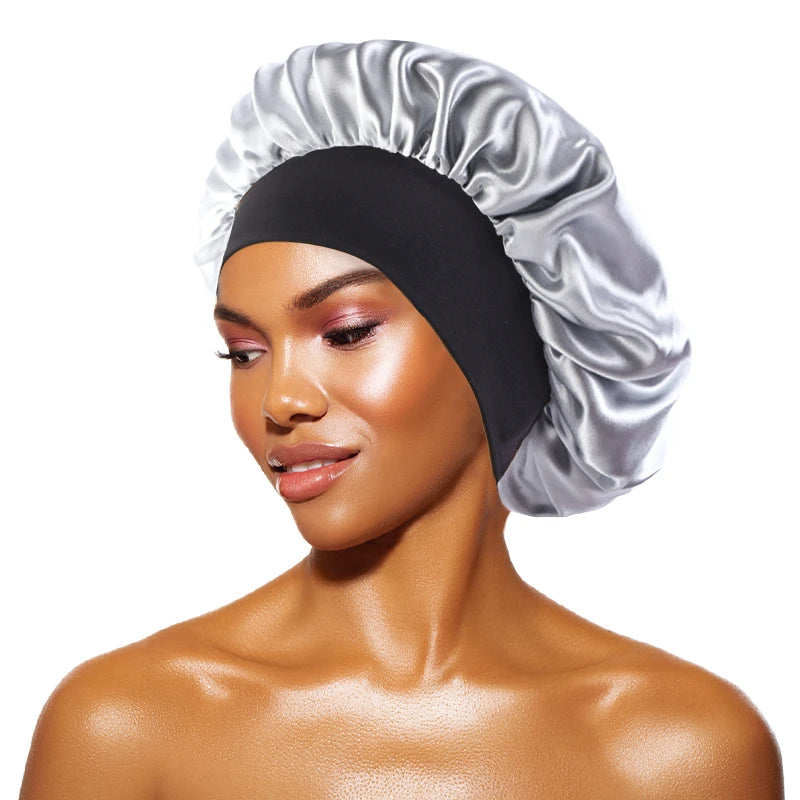 Satin Bandana Headscarf - One Size Fits Most Adults, Lightweight Fashion Headwrap (28 Colors)