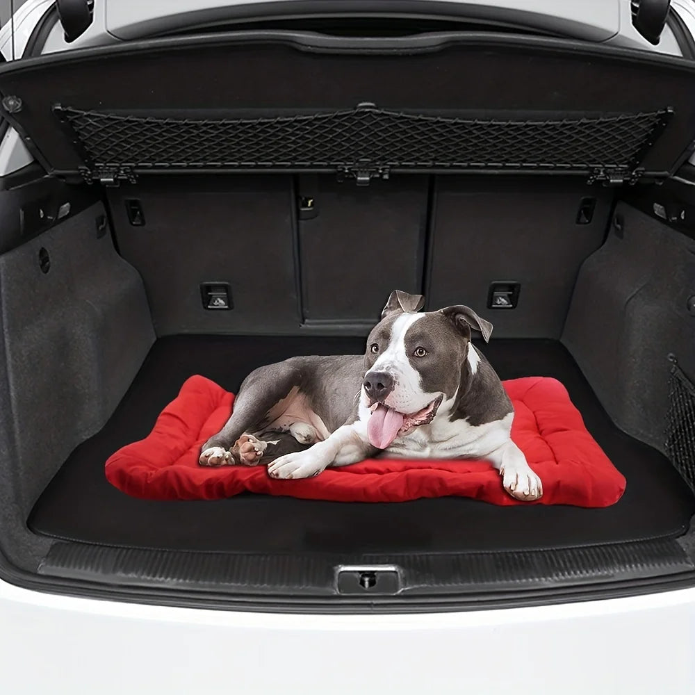 Waterproof Anti-Slip Outdoor Dog Bed Cushion - Machine-Washable Pet Mat