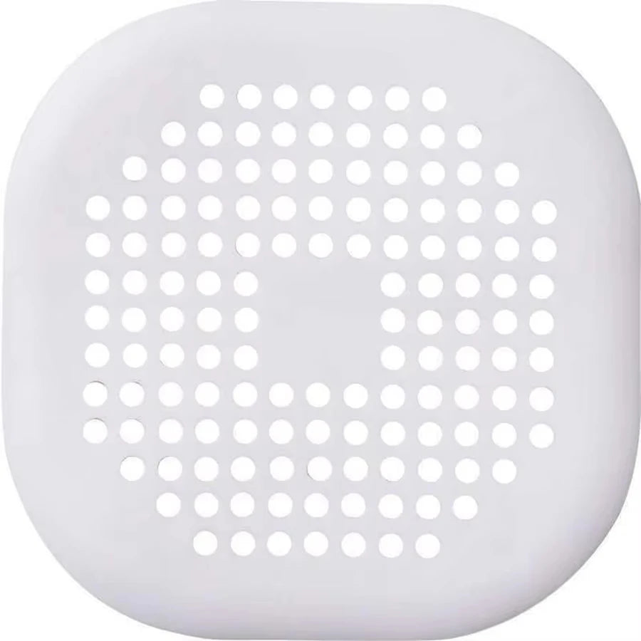 5.5 in (14 cm) Suction Cup Hair Drain Strainer – Anti-Clog Sink & Shower Floor Drain Catcher for Kitchen & Bathroom