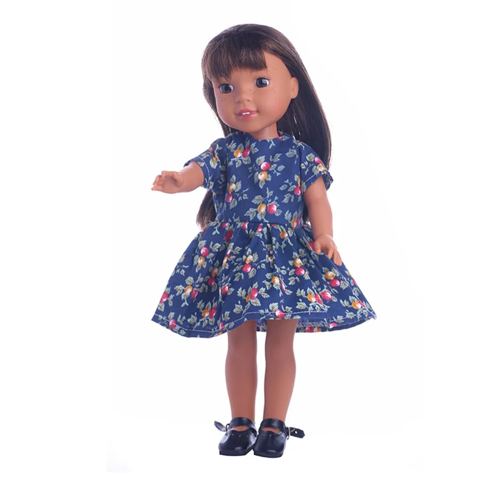 Fashion Doll Dress & Accessories Set for 14.5-Inch (36.8 cm) and 32–34 cm (12.6–13.4 in) 1/6 Scale Dolls