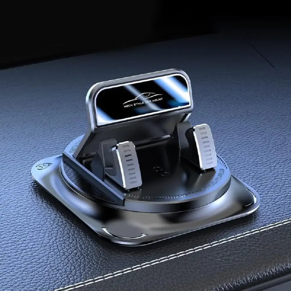 Universal Non-Slip Silicone Car Dashboard Phone Holder 360° Rotating Mount for Head-Up Navigation