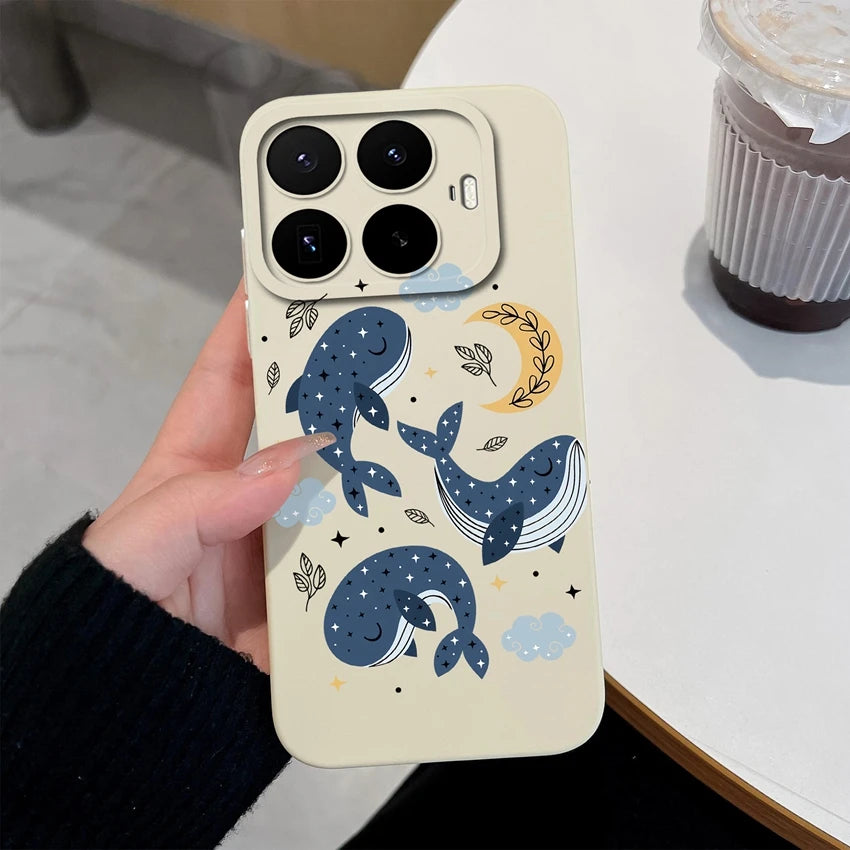Liquid Silicone Phone Case for Xiaomi 17T / 17T Pro — Vibrant Fruit Print Soft Shell, Anti-Fingerprint Shockproof Bumper