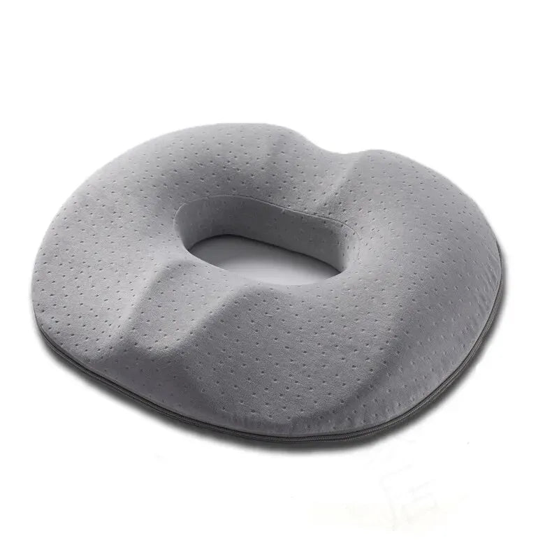 Memory Foam Coccyx Seat Cushion - Office Tailbone Support for Hemorrhoid Relief & Postoperative Comfort - Unisex