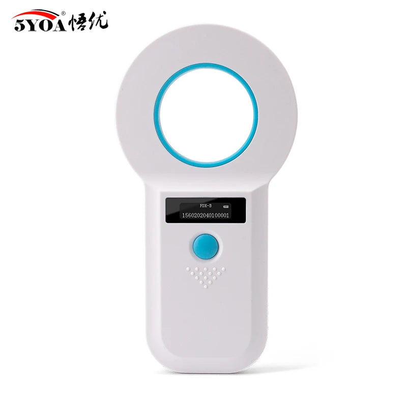 Handheld Pet Microchip Reader OLED — EMID & FDX-B (ISO11784/85) RFID Rechargeable Scanner for Dogs, Cats & Pigs