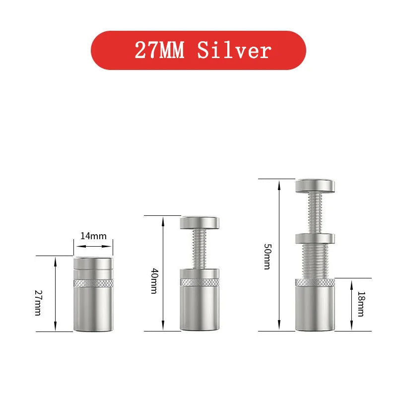 Adjustable Magnetic Aluminum GPU Support Bracket for PC Case - 27-120 mm (1.06-4.72 in) Graphics Card Holder