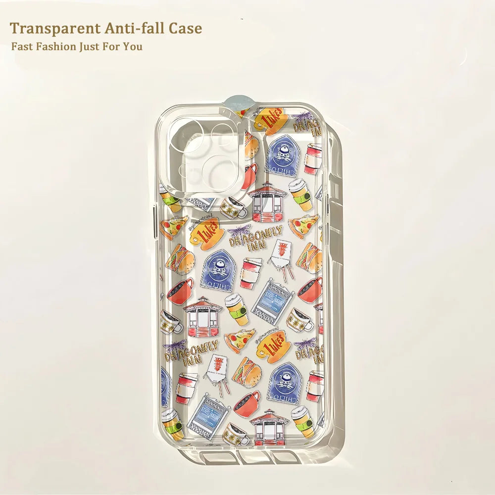 Transparent Soft TPU Phone Case – Clear Shockproof Anti-Scratch Back Cover for iPhone (Fits Most Models)