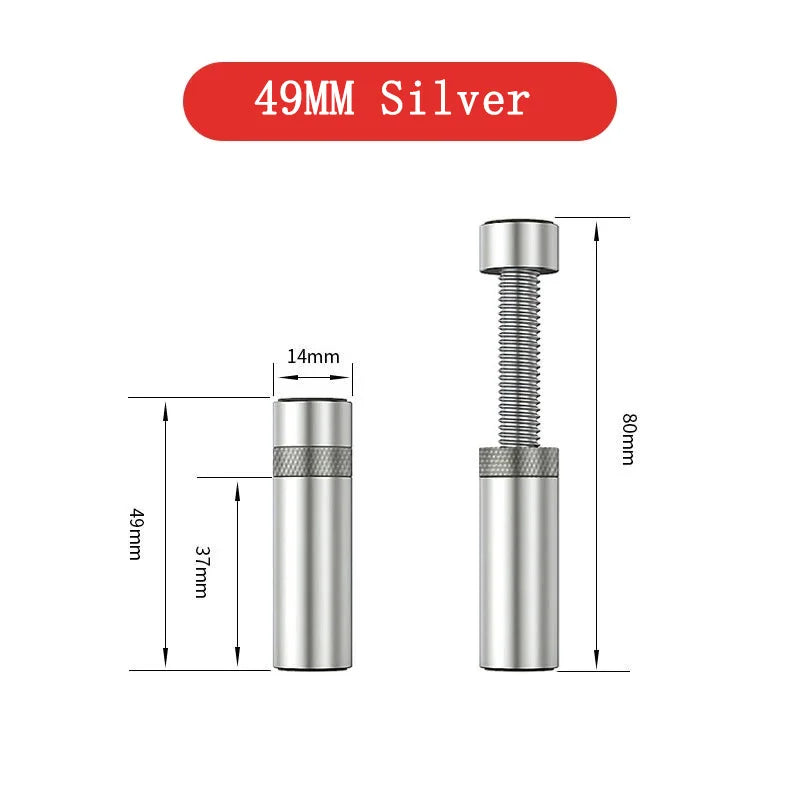 Adjustable Magnetic Aluminum GPU Support Bracket for PC Case - 27-120 mm (1.06-4.72 in) Graphics Card Holder