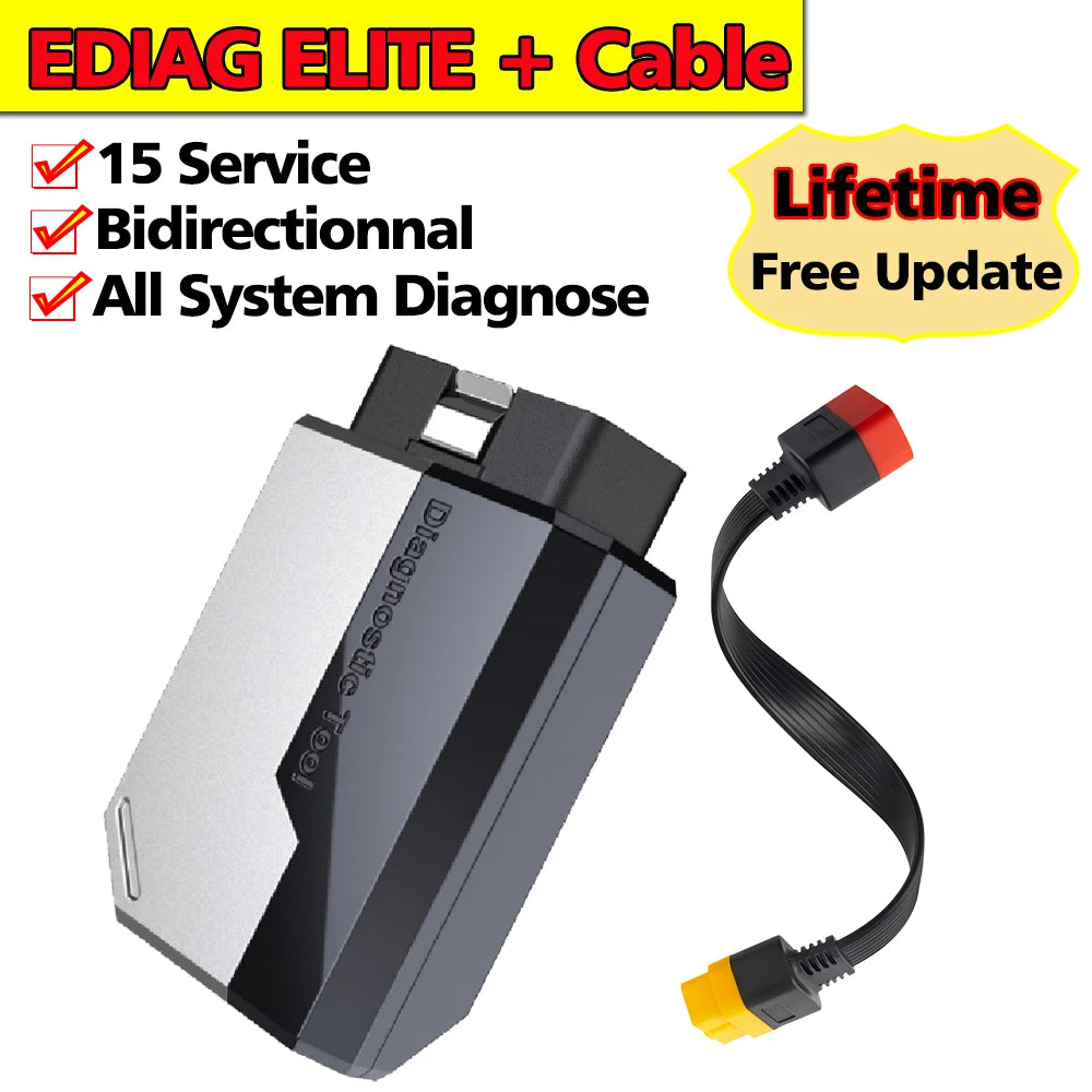 All-System OBD2 Scanner Bluetooth - 15 Service Functions & Bi-Directional Control, Lifetime Free Updates