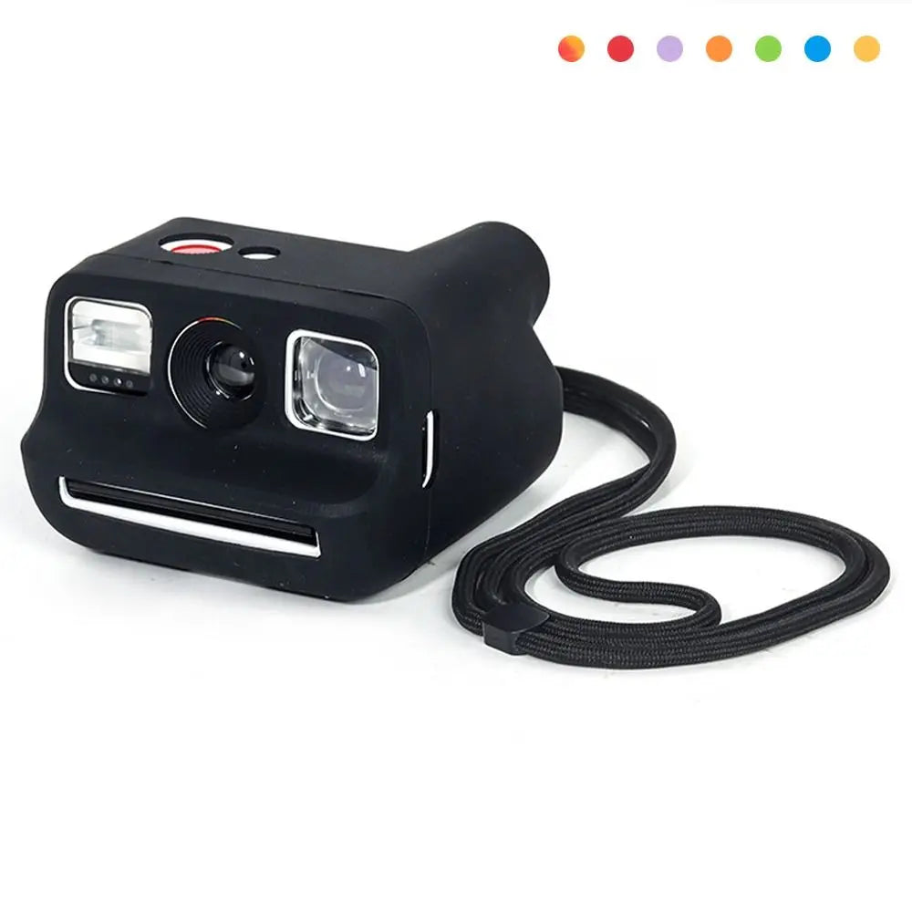 Silicone Case with Lanyard for Polarized Go Gen 1/2 Instant Camera - Slim, Dustproof, Anti-Scratch