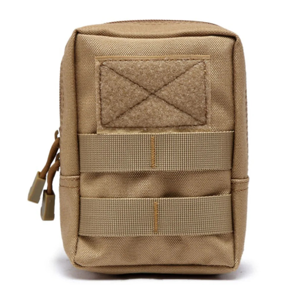 600D Nylon MOLLE Waist Pouch – Tactical Hunting Belt Pack Zipper Utility Bag